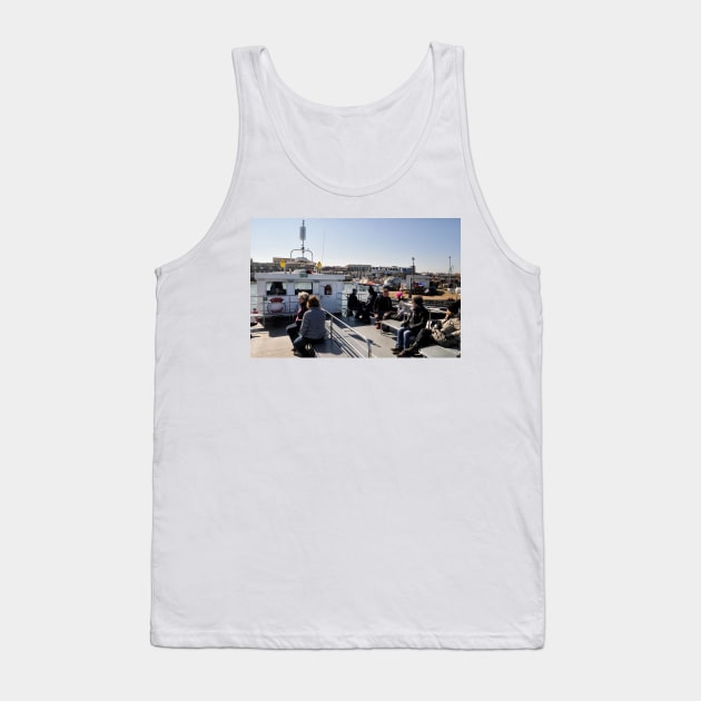 Farne Island tour returning to harbour - Seahouses, Northumberland, UK Tank Top by richflintphoto